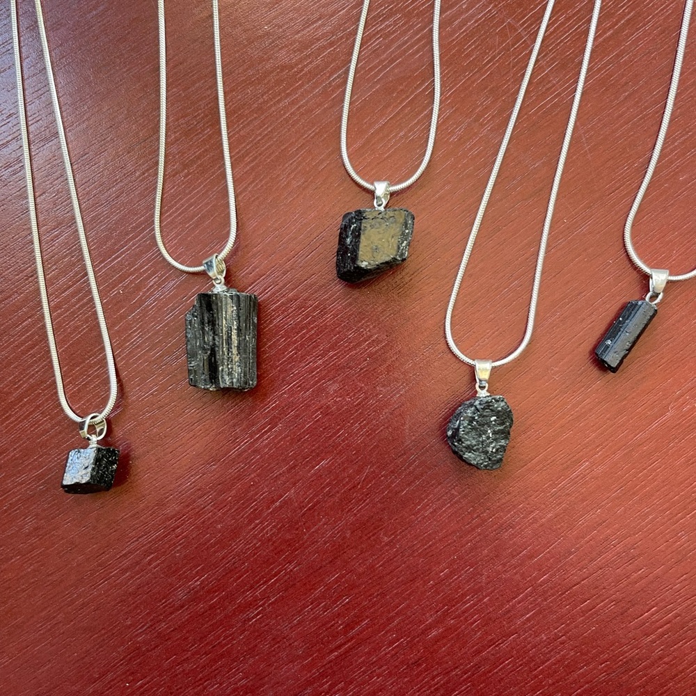 Black Tourmaline PROTECTION necklace - Picture 1 of 4